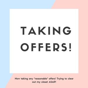 Taking offers & bundles